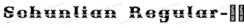 Schunlian Regular字体转换